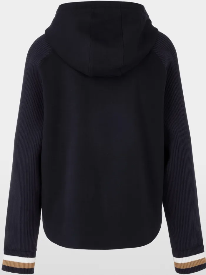 Marc Cain Sports Women's Elegant Navy Sweatshirt In A-Line YS 44.04 J09 COL 394