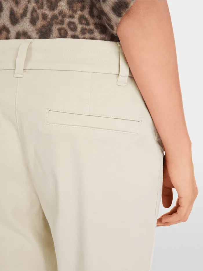 Marc Cain Sports Women's FRANCA Feminine Fit Trousers In Stone YS 81.38 W27 Col 183