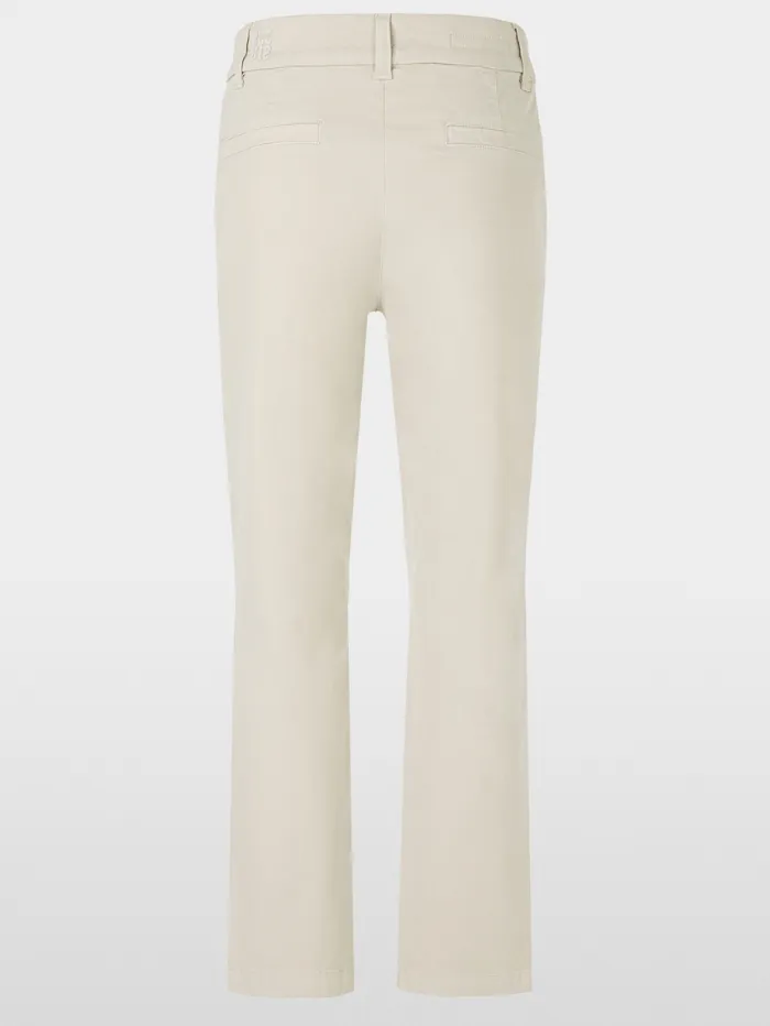 Marc Cain Sports Women's FRANCA Feminine Fit Trousers In Stone YS 81.38 W27 Col 183