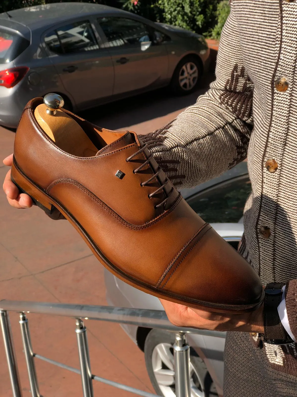 Marc Classic Tan Leather Shoes
