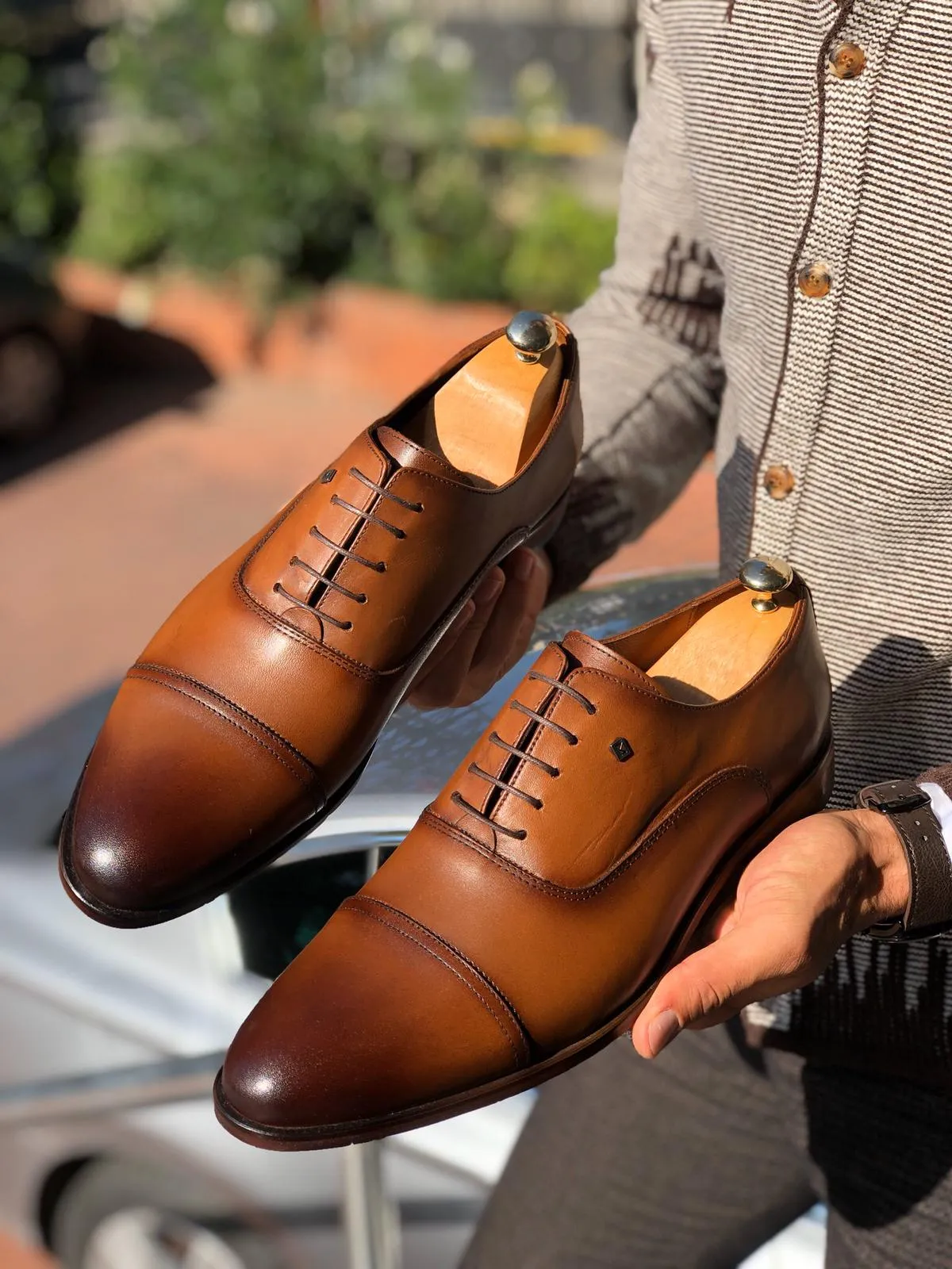 Marc Classic Tan Leather Shoes