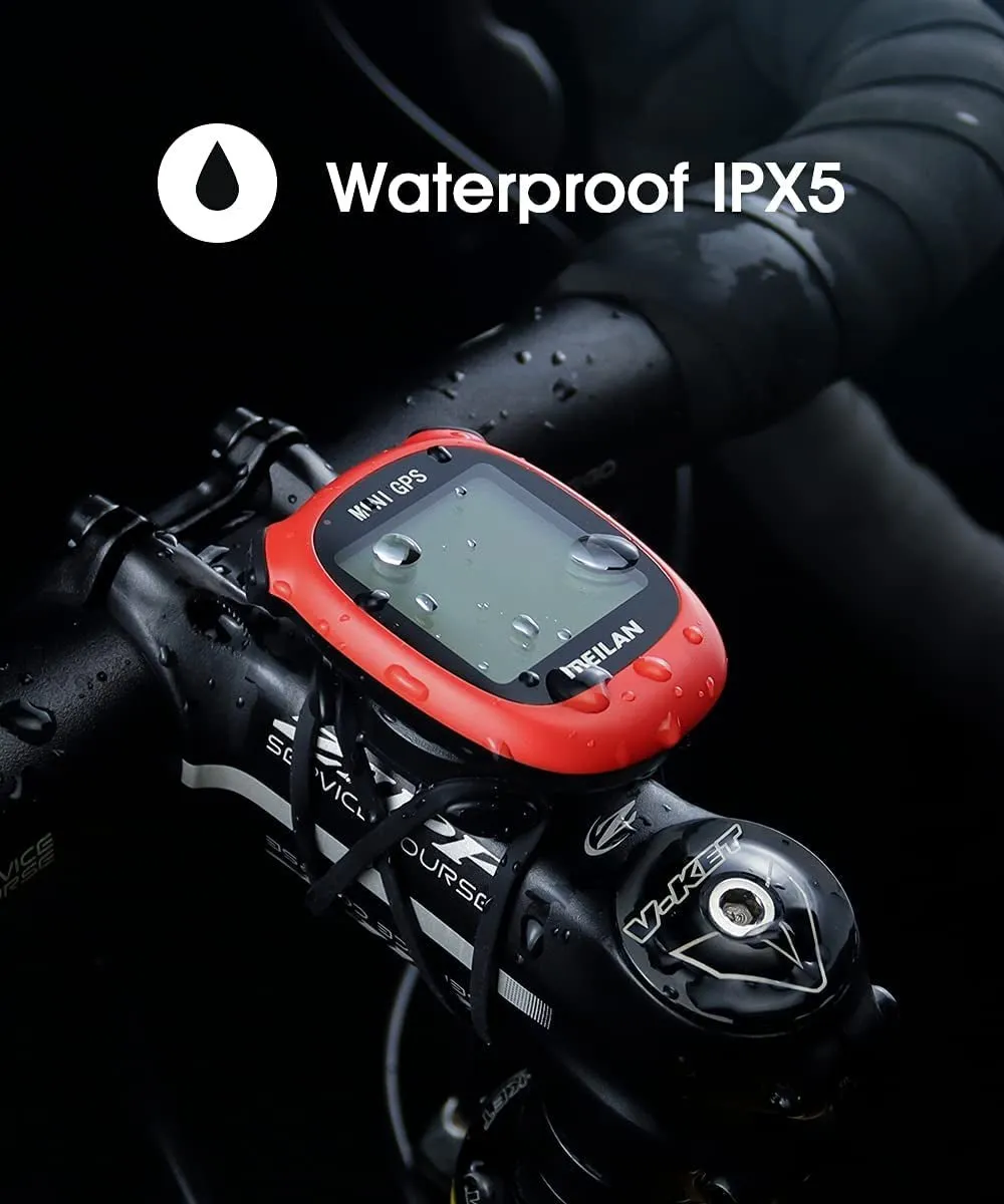 MEILAN M3 Mini GPS Bike Computer,Gps Speedometer, Wireless Cycling Computer Bike Odometer Bicycle Speedometer and Odometer Waterproof Bicycle Computer Waterproof and Backlight,For Road Bike MTB