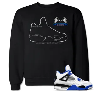 Men's Motorsport Race Track Crewneck Sweater