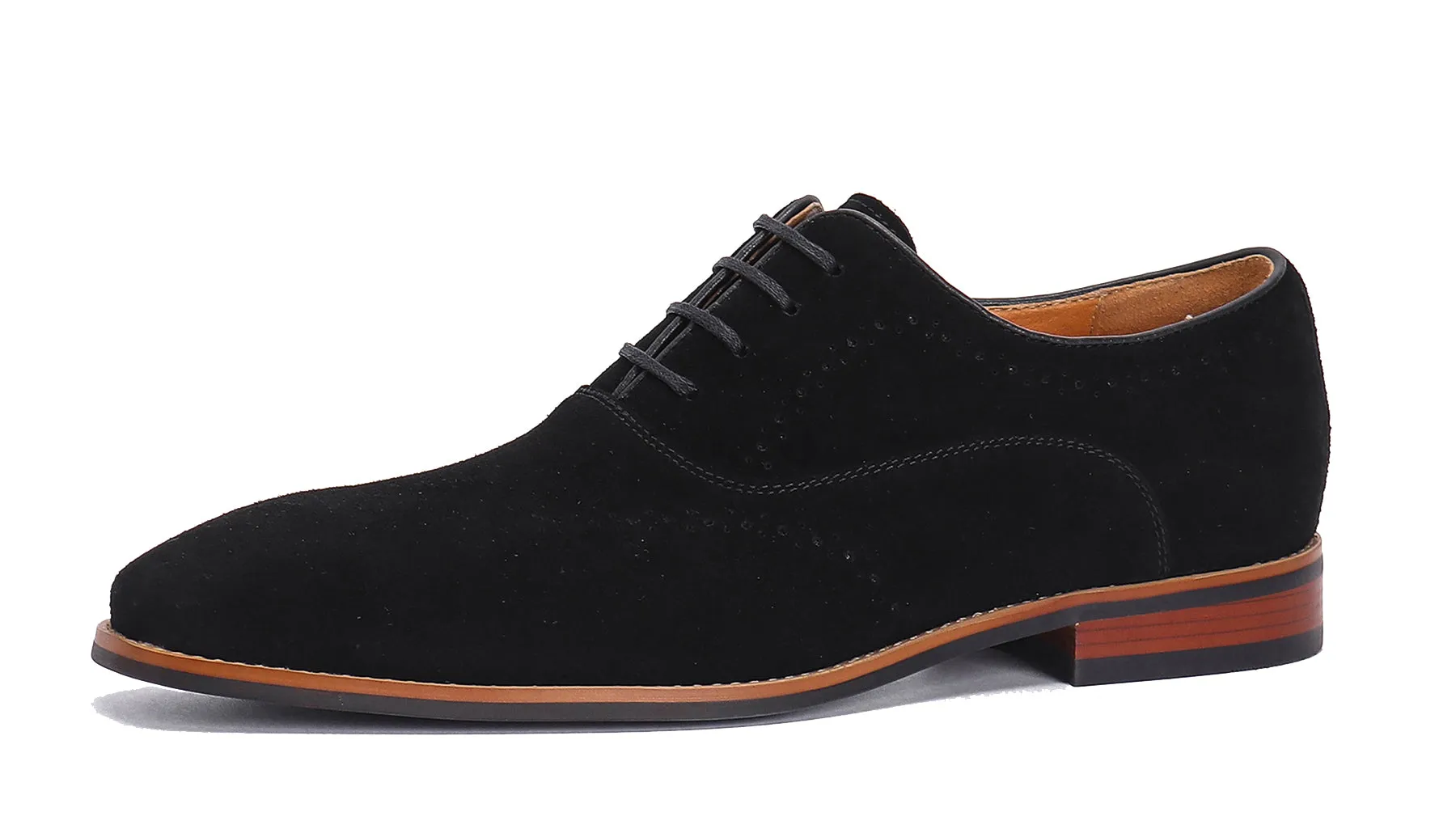 Men's Suede Leather Brogue Oxfords