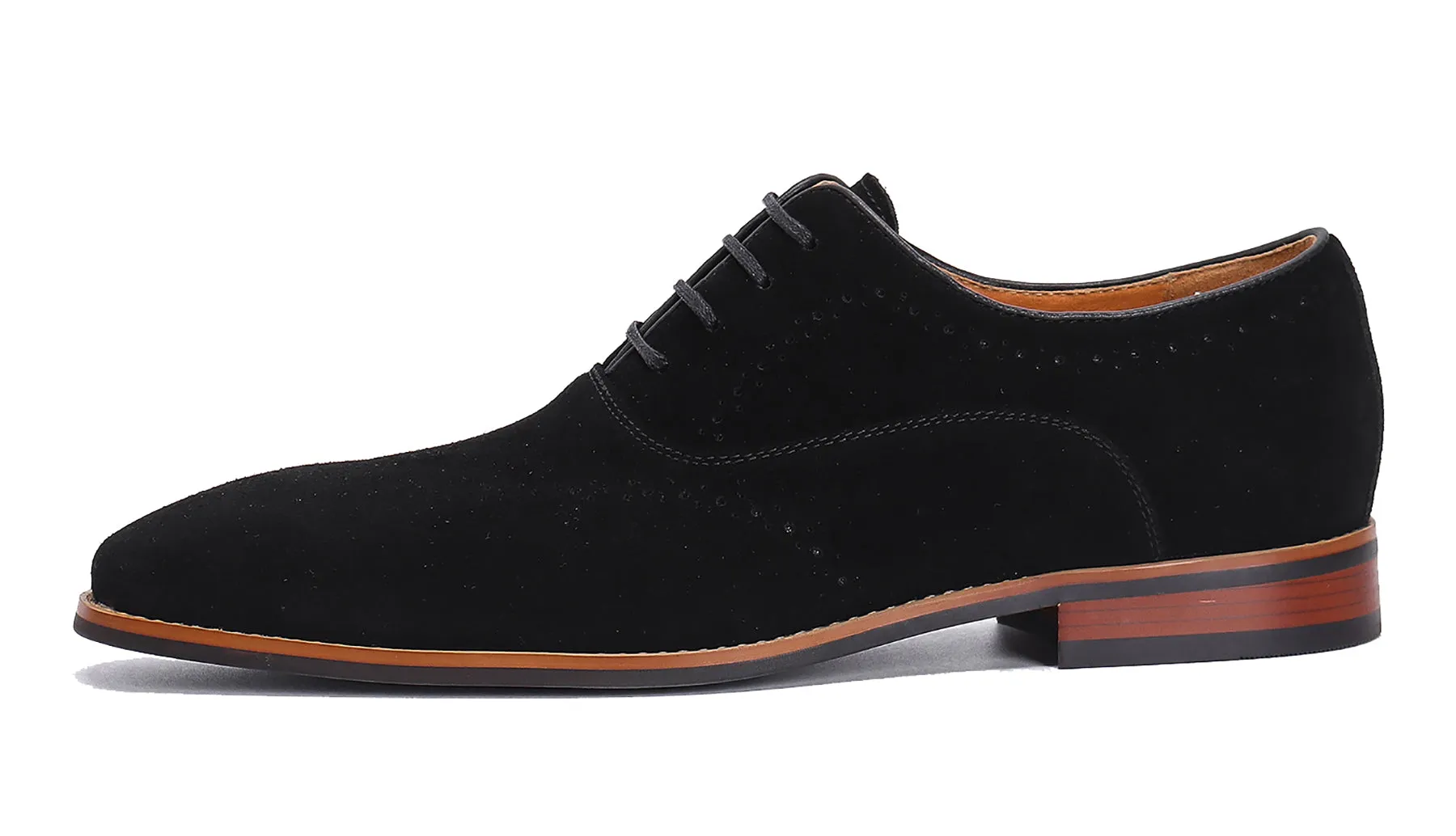 Men's Suede Leather Brogue Oxfords