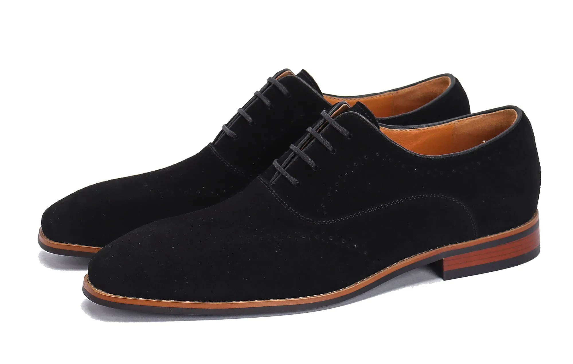 Men's Suede Leather Brogue Oxfords