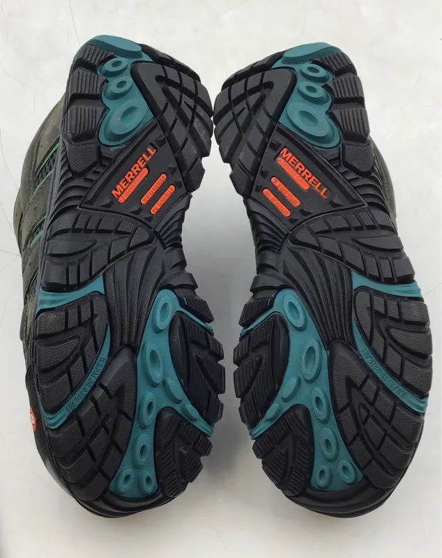 Merrell Men's Black Green Work Shoes - Size 5.5M