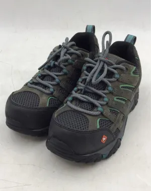 Merrell Men's Black Green Work Shoes - Size 5.5M
