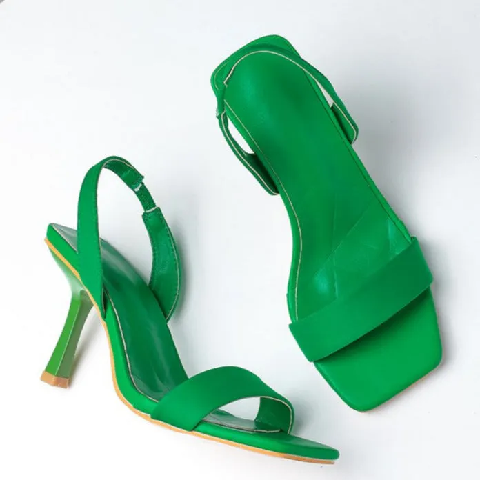 Minimalist Comfortable High-heeled Sandals