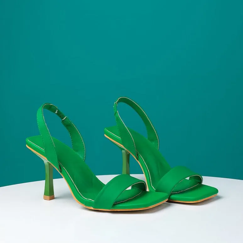 Minimalist Comfortable High-heeled Sandals