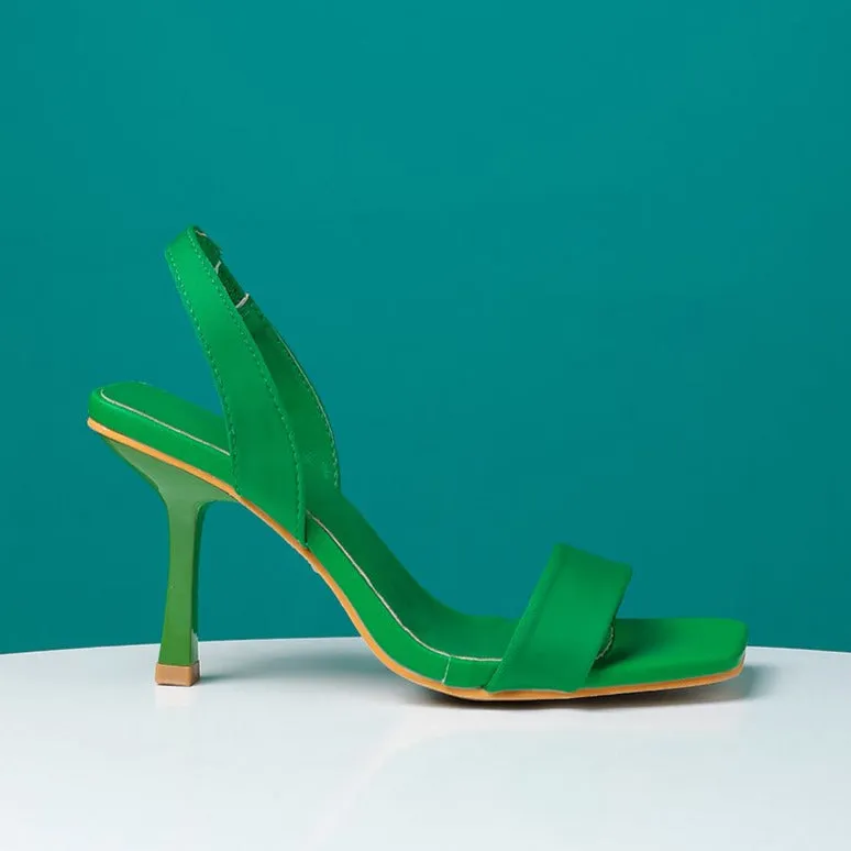 Minimalist Comfortable High-heeled Sandals