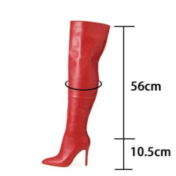 Minimalist Stiletto High-heeled Tall boots