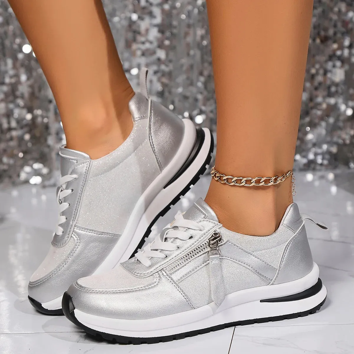 Naomi - Trendy Platform Sneakers for Women