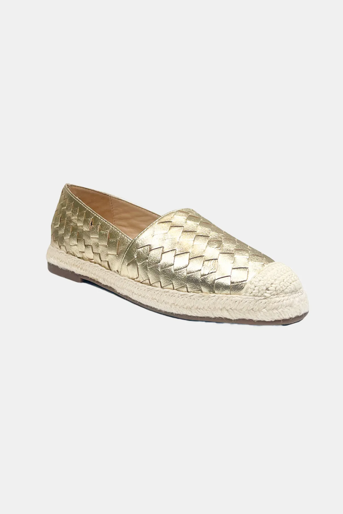 Neo Woven Espadrilles - Gold