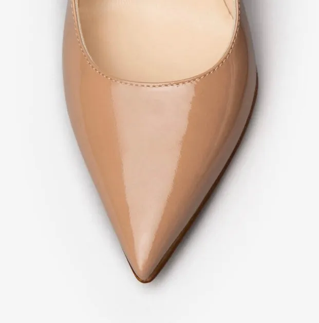 NeroGiardini nude patent stiletto