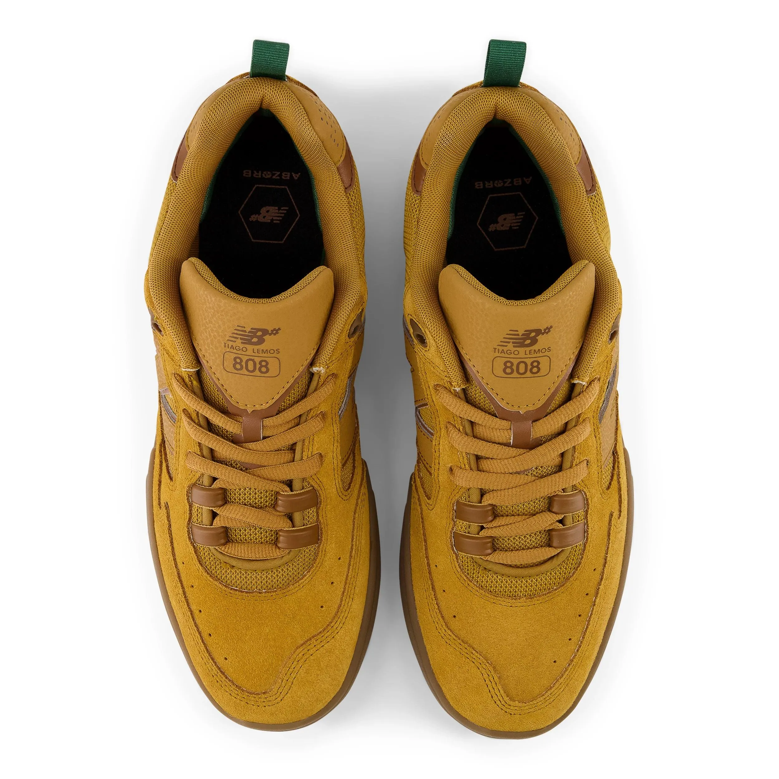 New Balance Numeric 808 Tiago Lemos Skateboard Shoe - Wheat/Gum