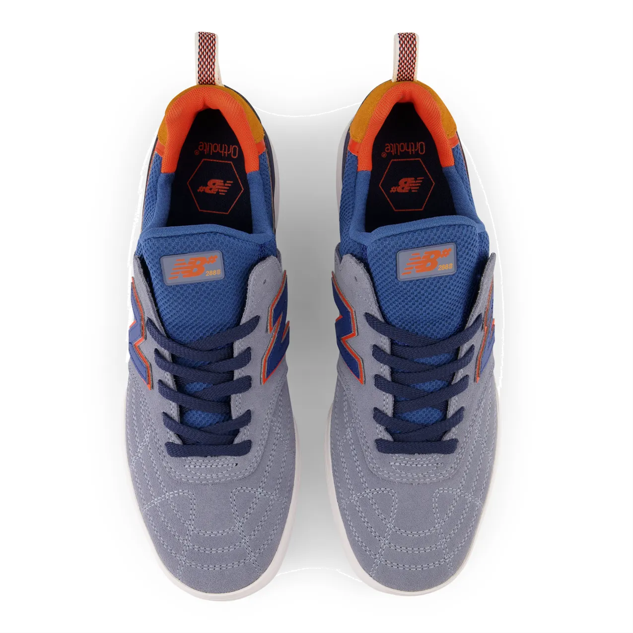 New Balance Numeric Men's 288 Sport Grey Orange Shoes
