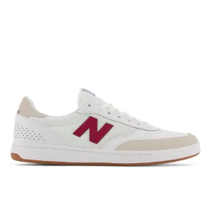 New Balance Numeric Men's 440 White Burgundy Shoes
