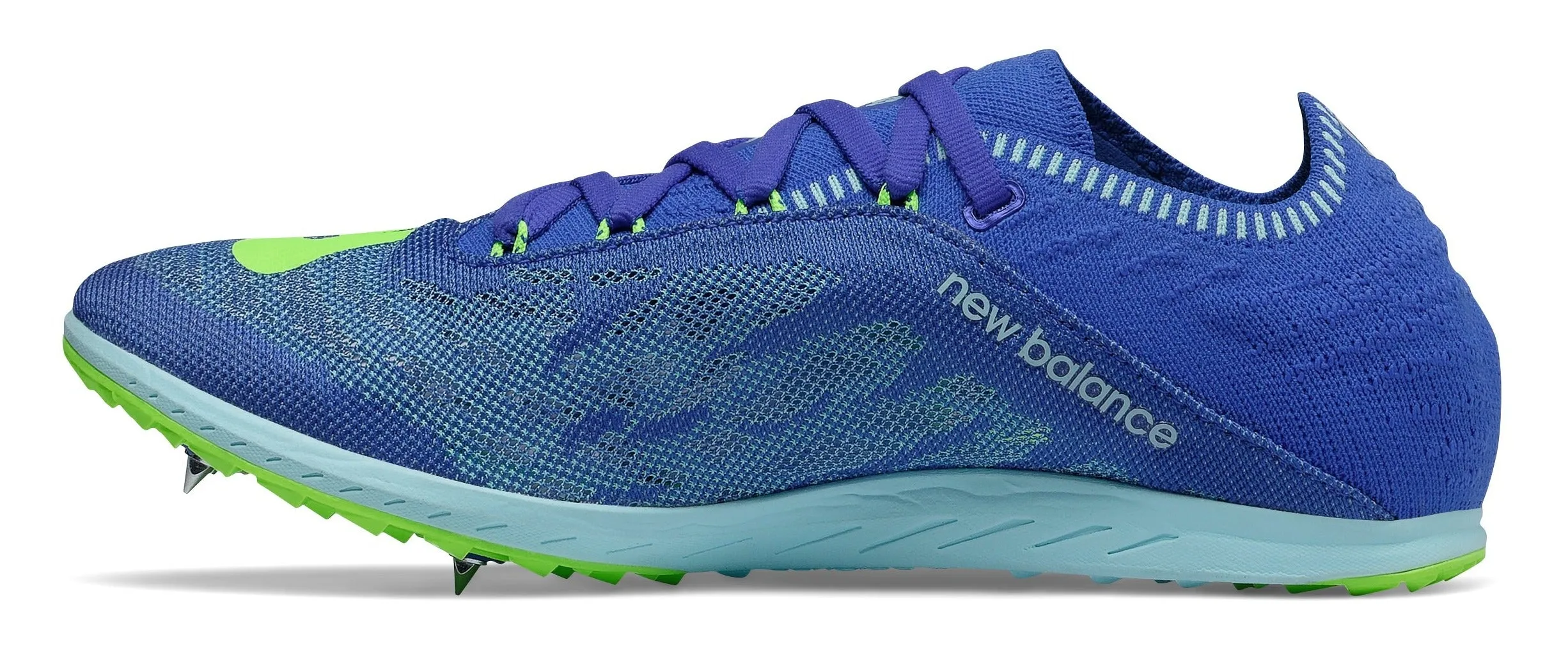 New Balance Women's XC5K V5 - Cobalt/Lime Glo (WXC5KCG5 B)