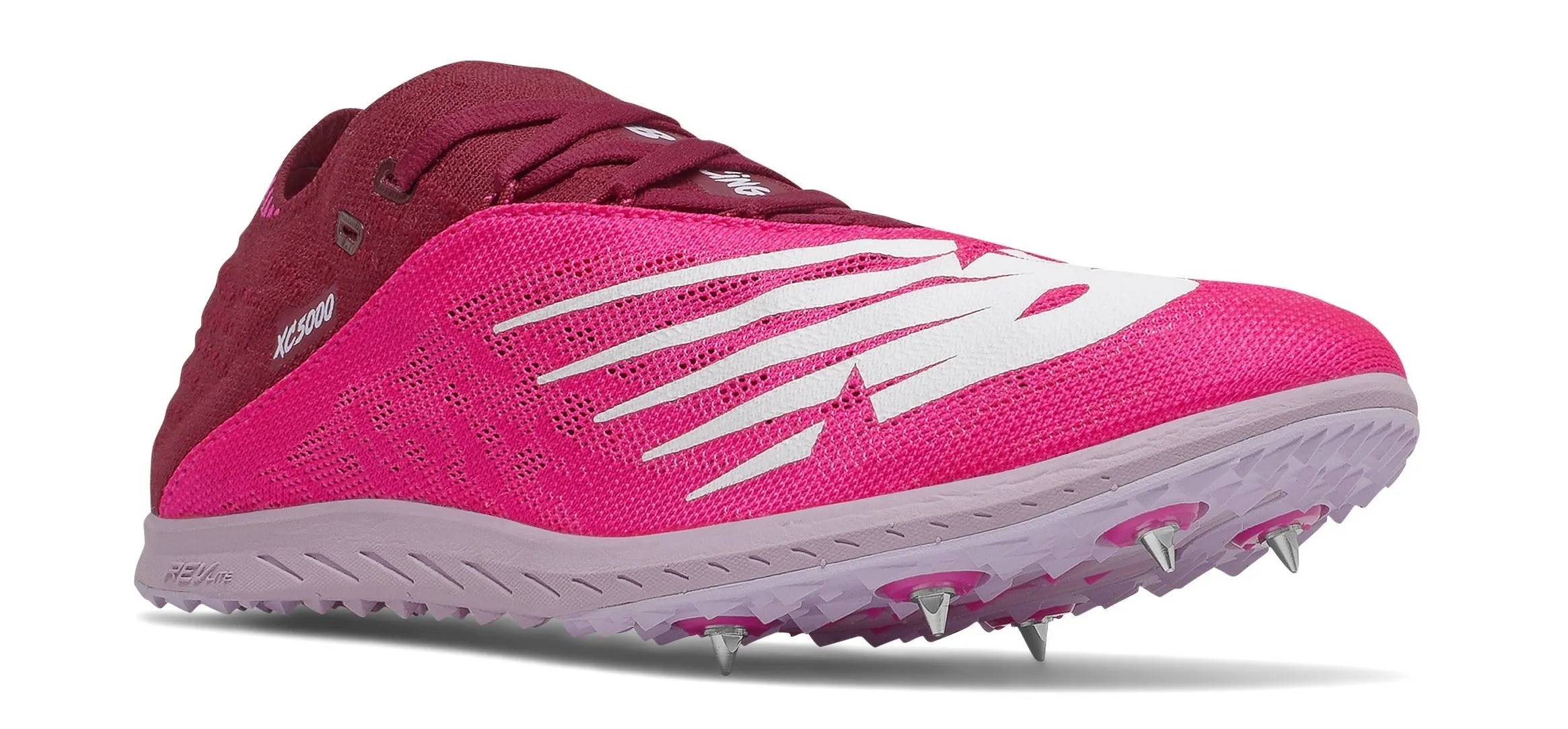 New Balance Women's XC5K V5 - Pink Glo/Garnet (WXC5KCP5 B)