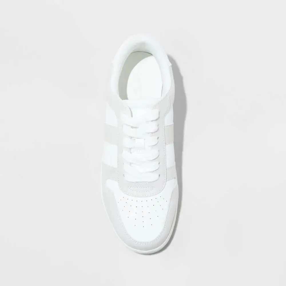New - Universal Thread Women's Low Top Lace-Up Fashion Sneakers Memory Foam Insole Fit