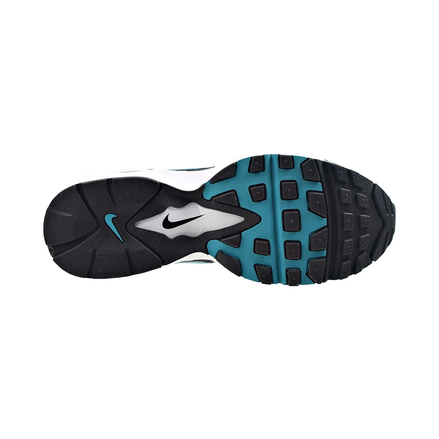 Nike Air Max 96 II Men's Shoes White-Black-Reflect Silver-Mystic Teal