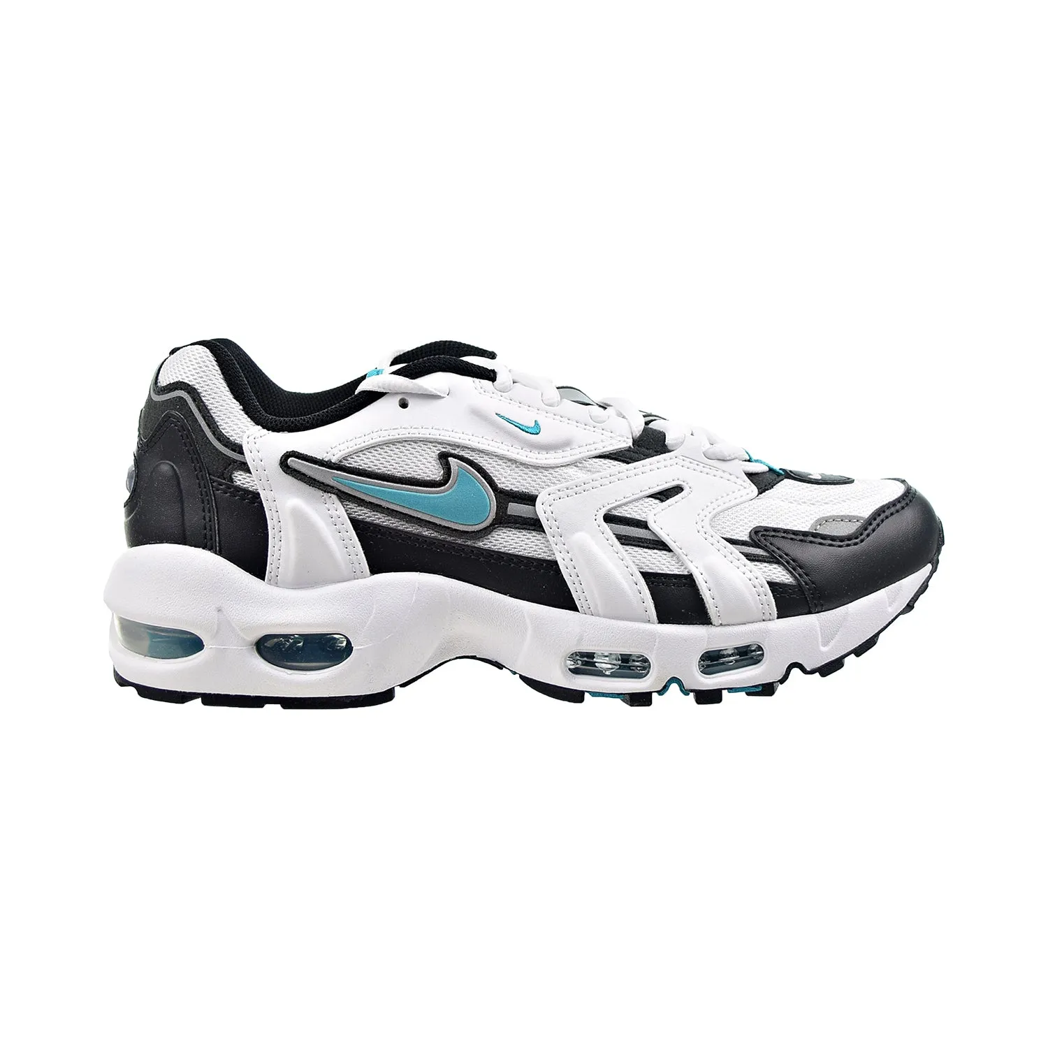 Nike Air Max 96 II Men's Shoes White-Black-Reflect Silver-Mystic Teal