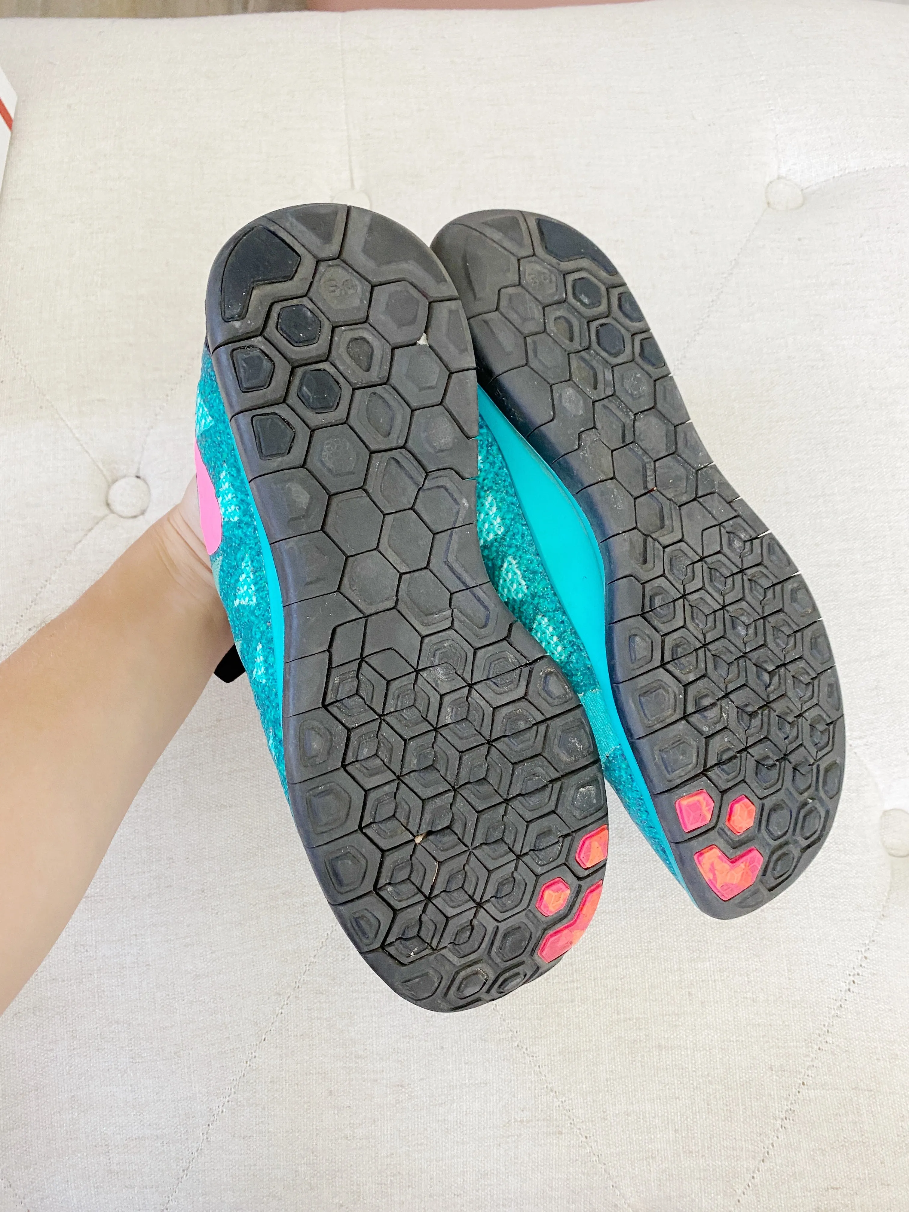 NIKE Free 5.0 Teal Sneakers Women's 8