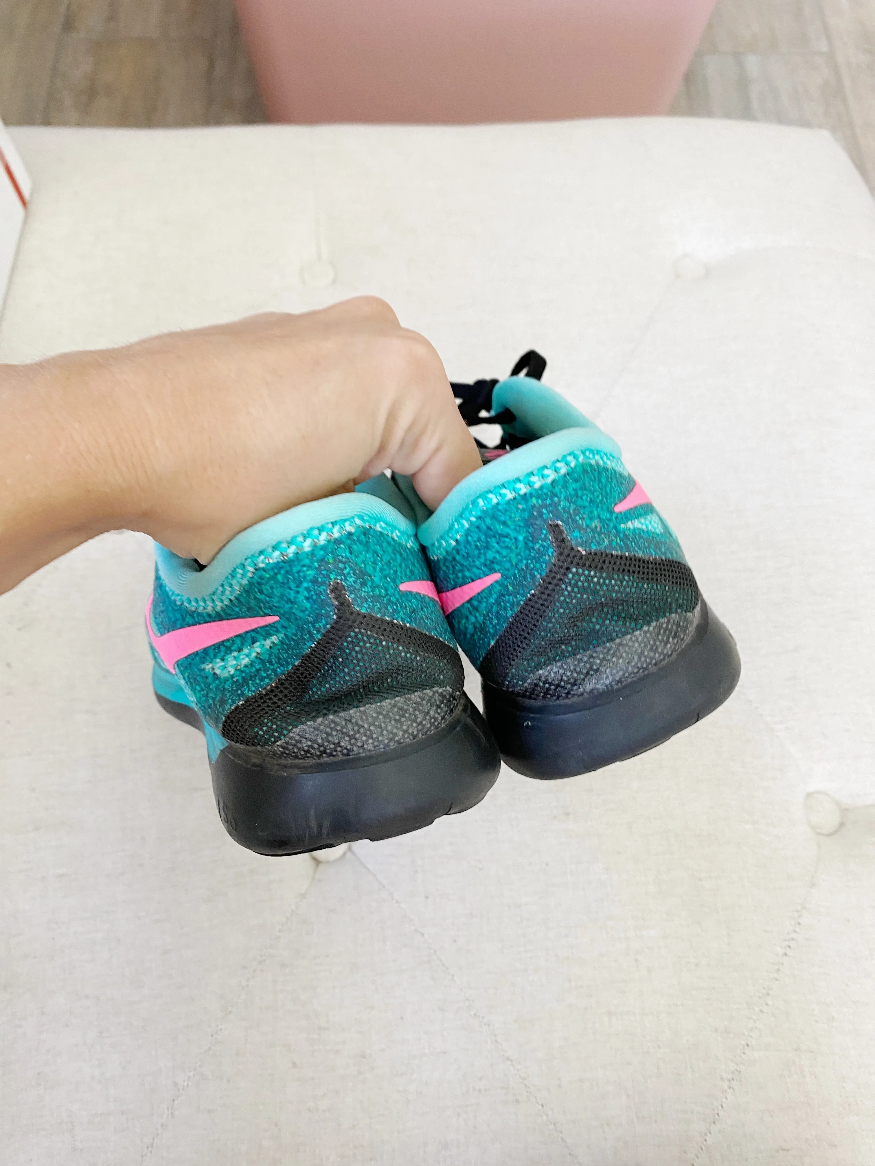 NIKE Free 5.0 Teal Sneakers Women's 8