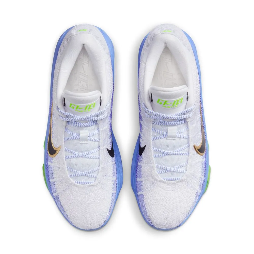Nike G.T. Hustle 3 Basketball Shoes 'White/Black/Royal/Volt'