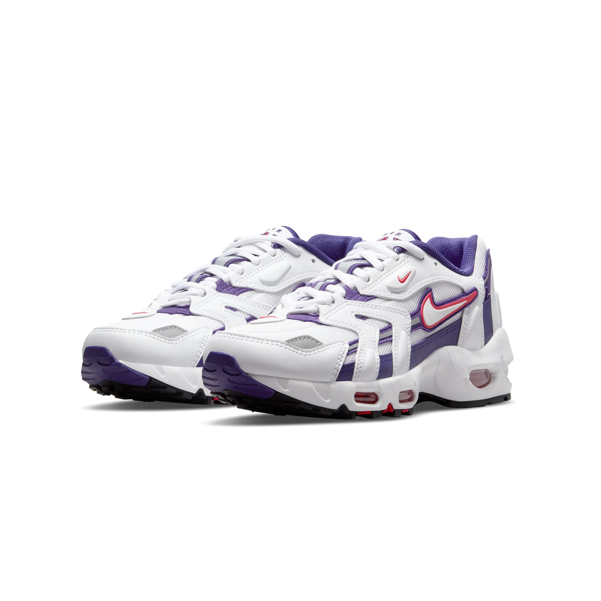 Nike Womens Air Max 96 II Shoes 'White/Comet Red'