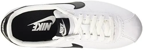 NIKE WOMENS CLASSIC CORTEZ LEATHER WHITE/BLACK/WHITE CASUAL SHOE 8 WOMEN US