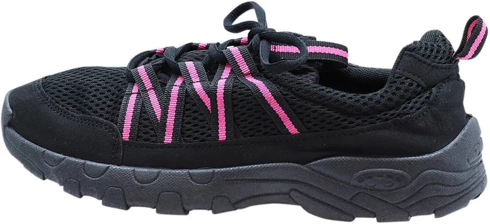 NORTY Womens 5-10 Black/Fucshia Watershoe 15632