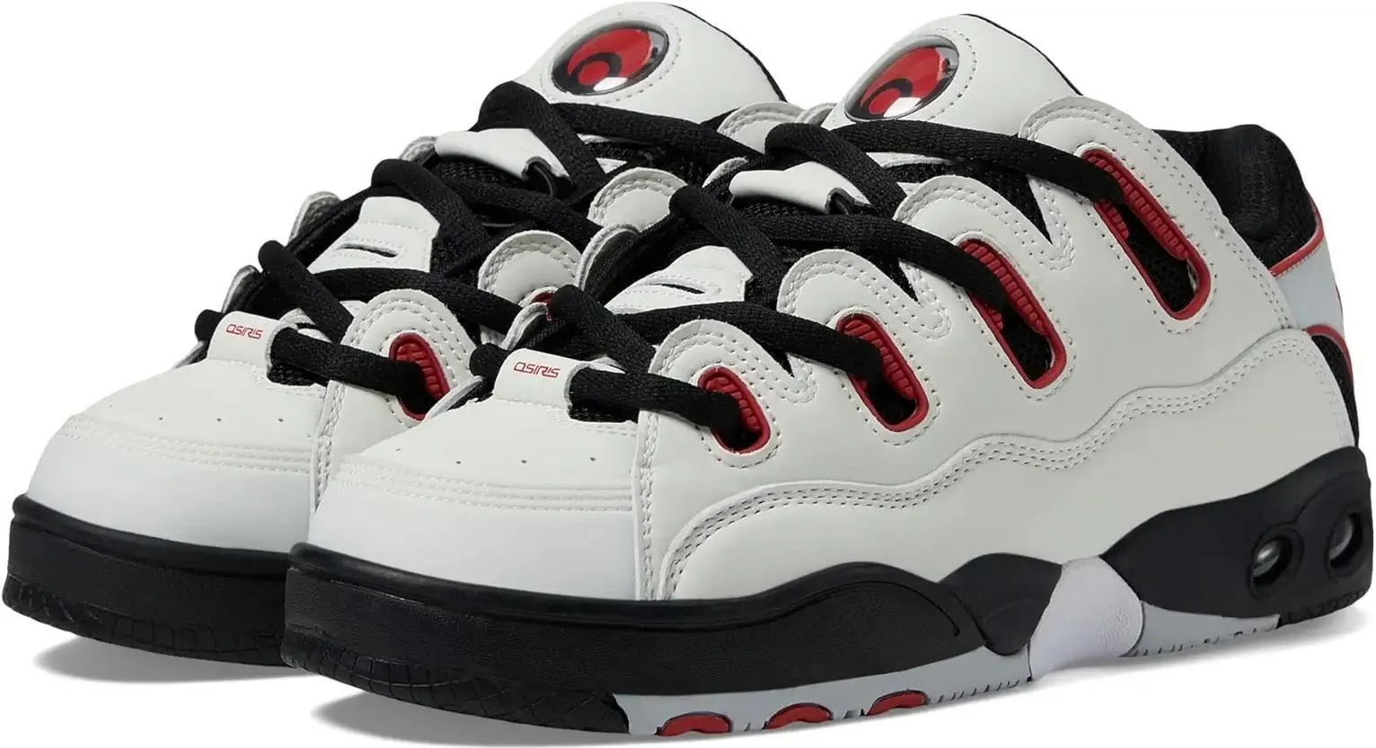 Osiris D3 OG Black White Red Mens Skate Trainers Shoes
