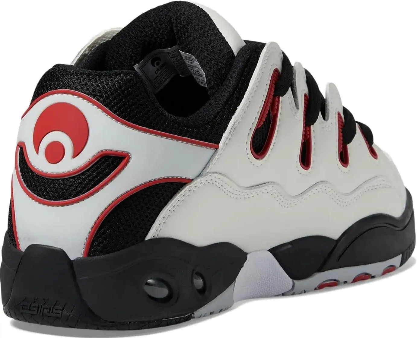 Osiris D3 OG Black White Red Mens Skate Trainers Shoes