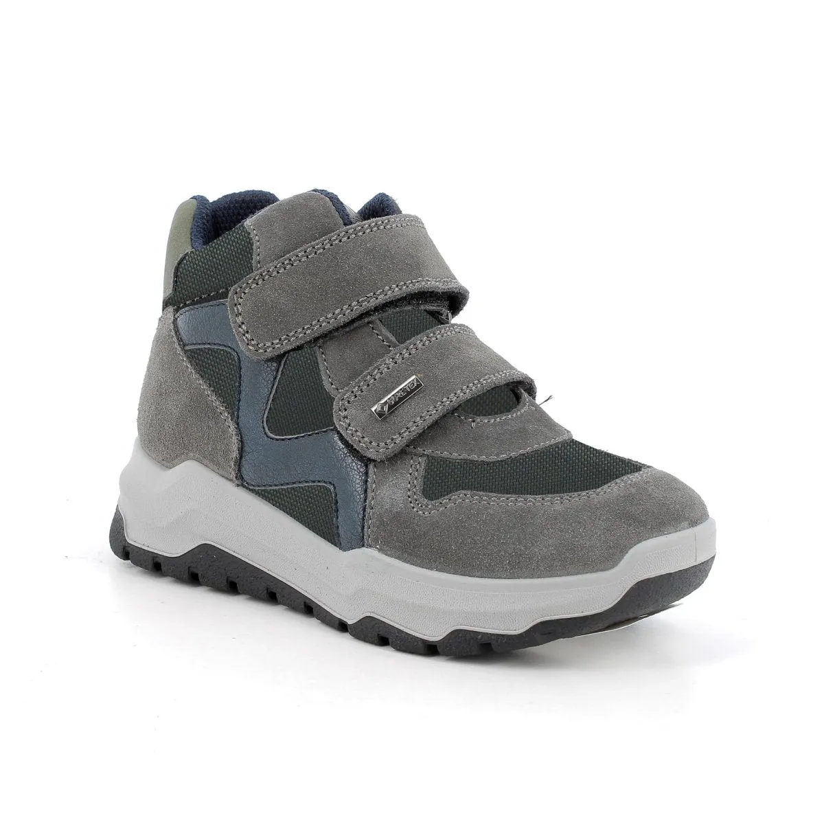 Primigi Boy's (Sizes 28-30) 6888822 Navy Patent/Grey Suede Gore-Tex