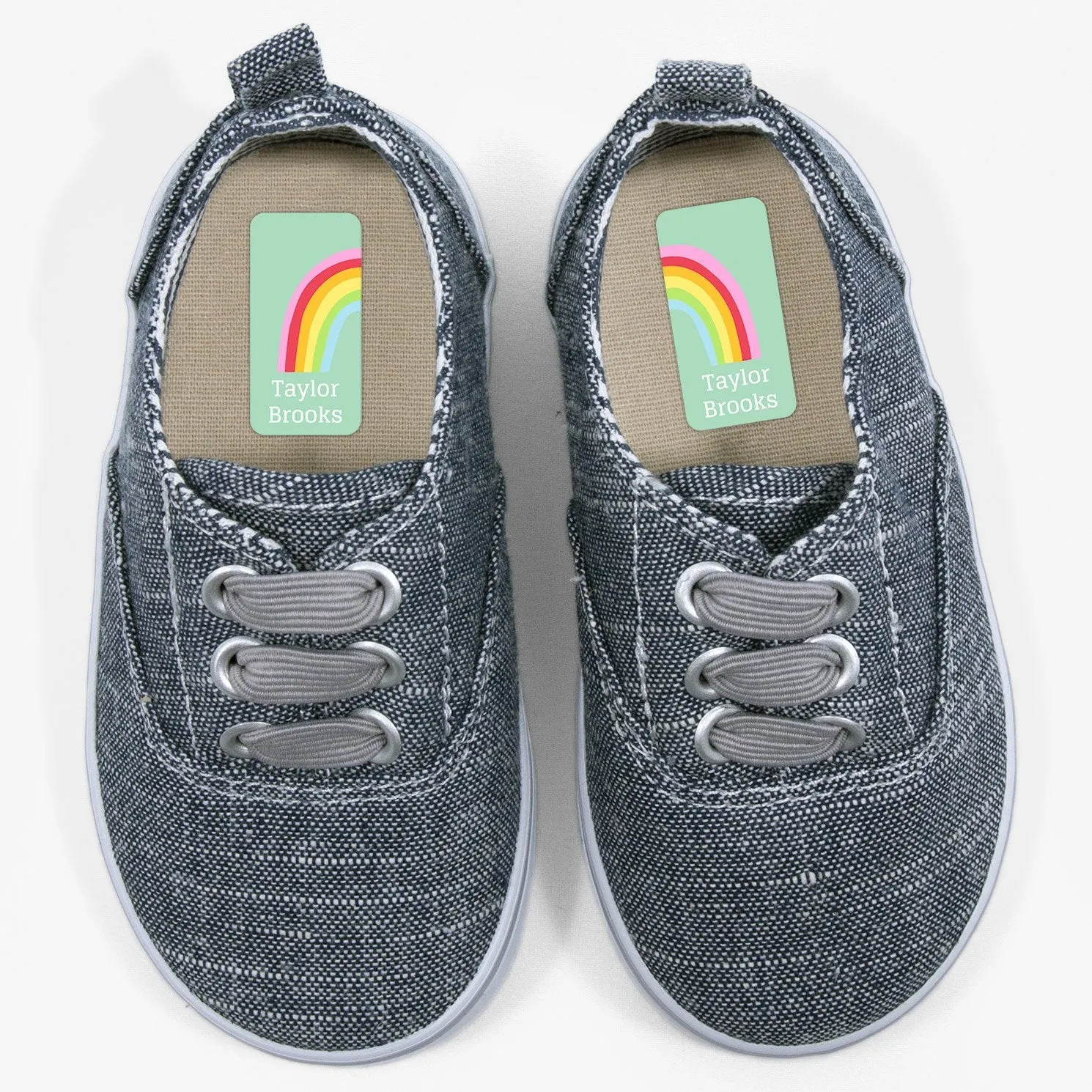Rainbows Shoe Labels