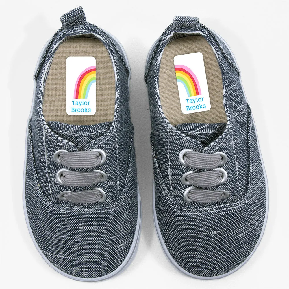 Rainbows Shoe Labels