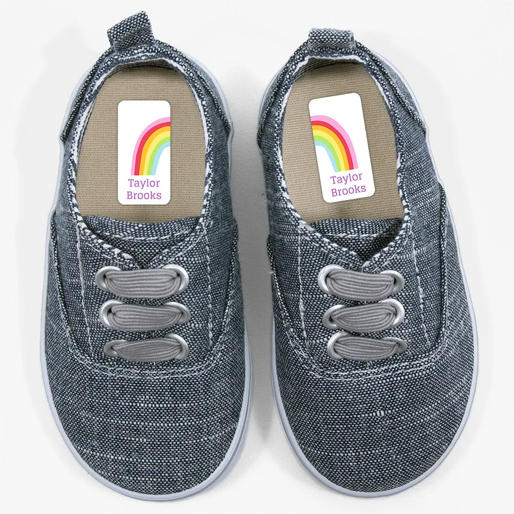 Rainbows Shoe Labels