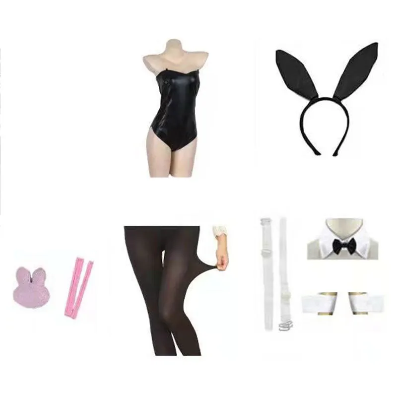 Rascal Does Not Dream of Bunny Girl Senpai Sakurajima Mai Bunny Girl Cosplay Costume
