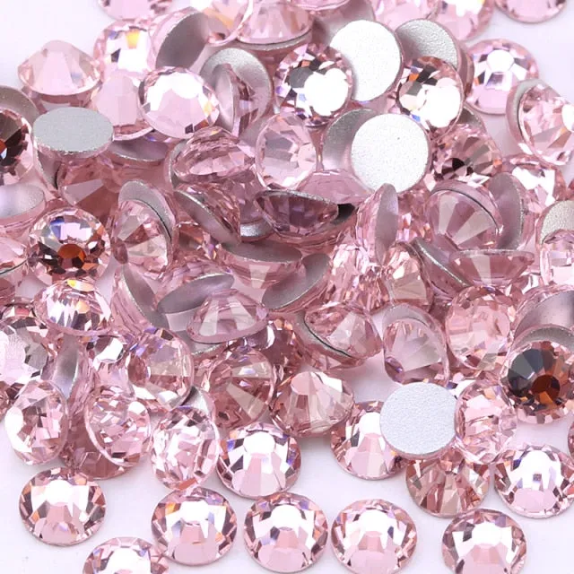 #S200 New SS16, SS20, SS30 Colored Glass Rhinestone Gems - Flatback-Glue On