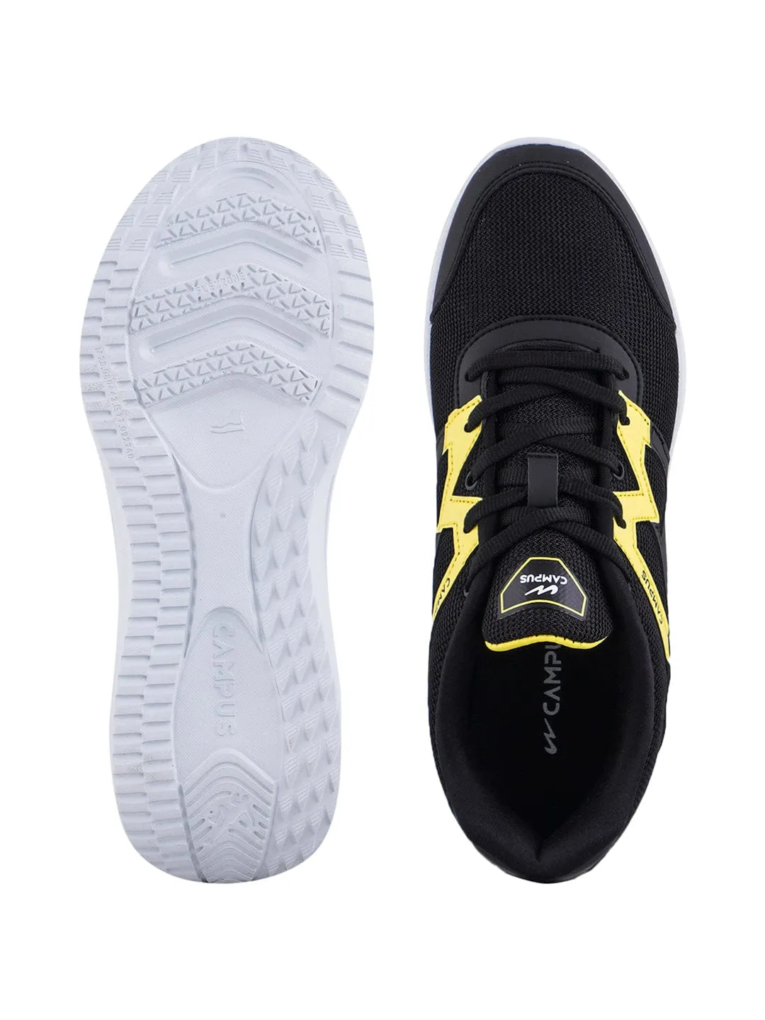 SLOT Black Men's Sports Shoes