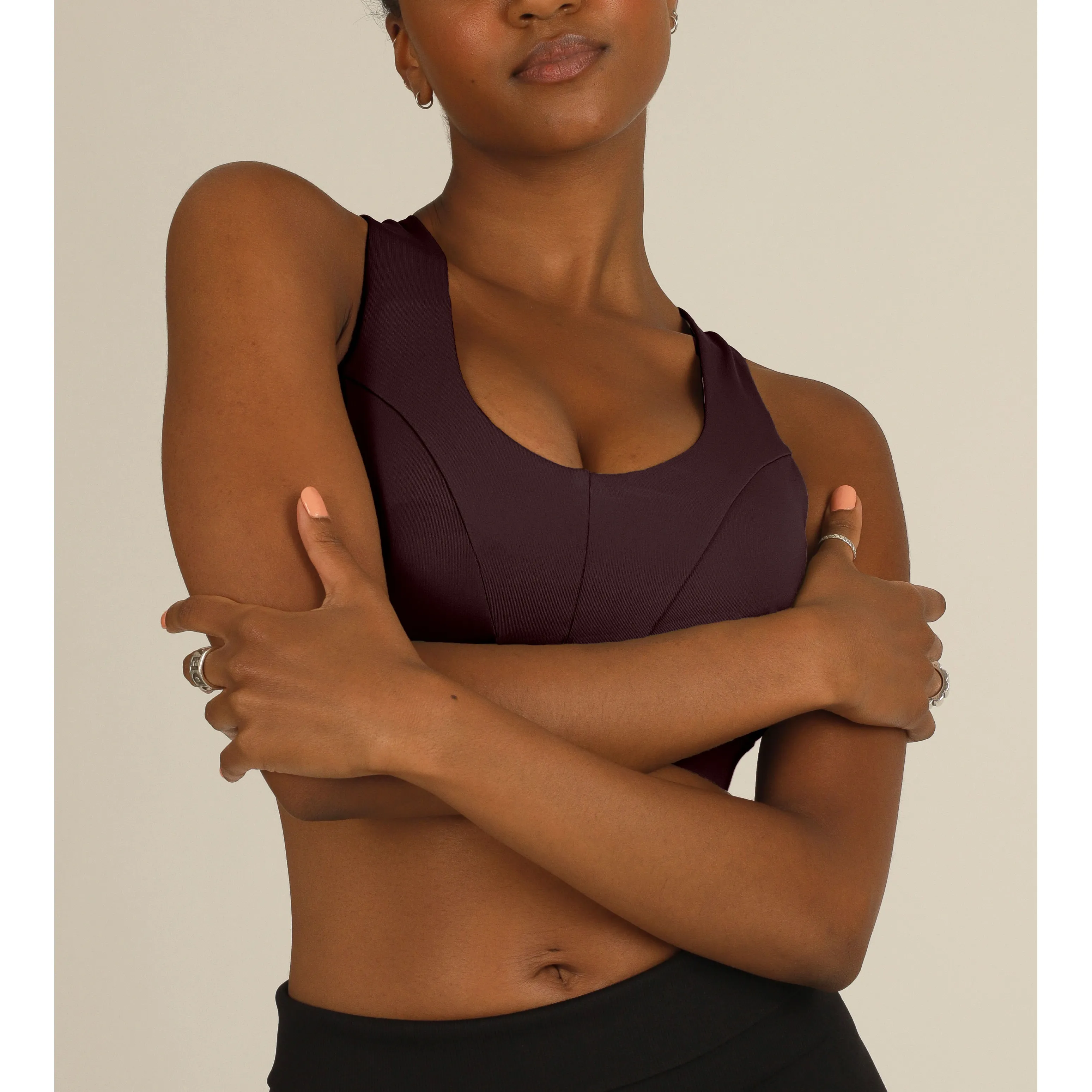 StayInPlace Energy Sports Bra Plum Pout | Buy StayInPlace Energy Sports Bra Plum Pout here | Outnorth