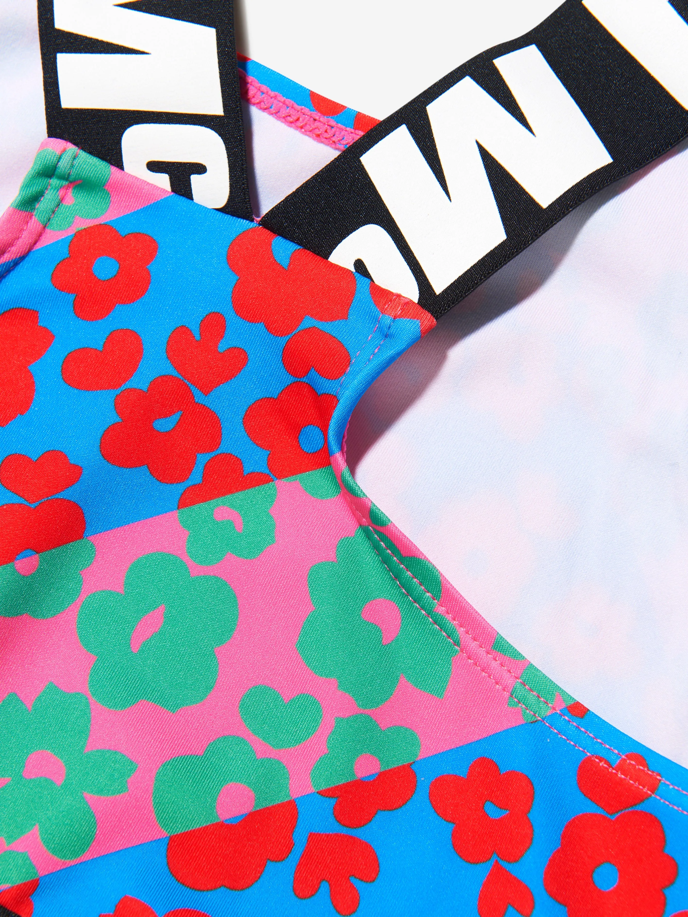 Stella McCartney Girls Floral Cropped Sports Top