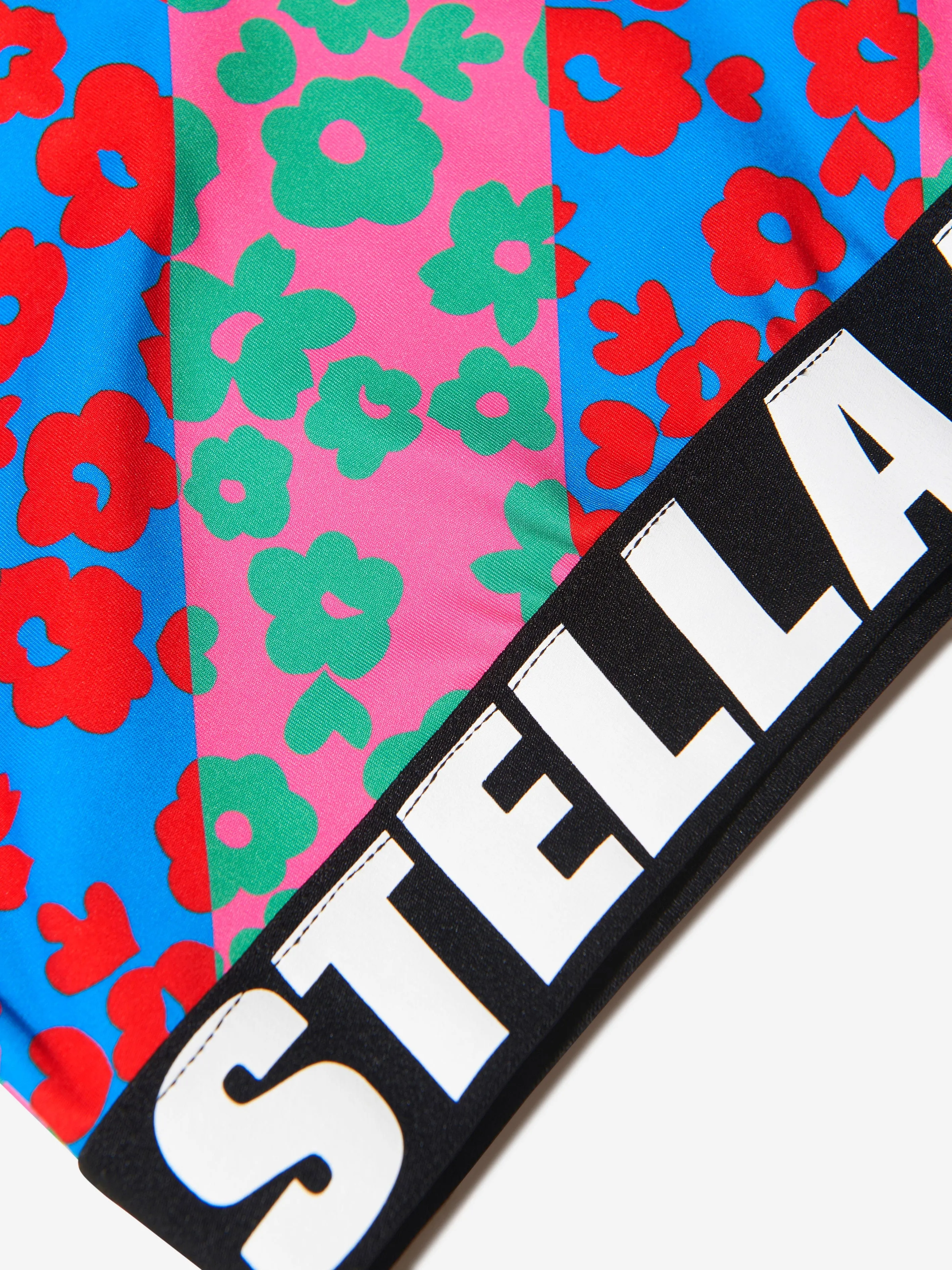 Stella McCartney Girls Floral Cropped Sports Top