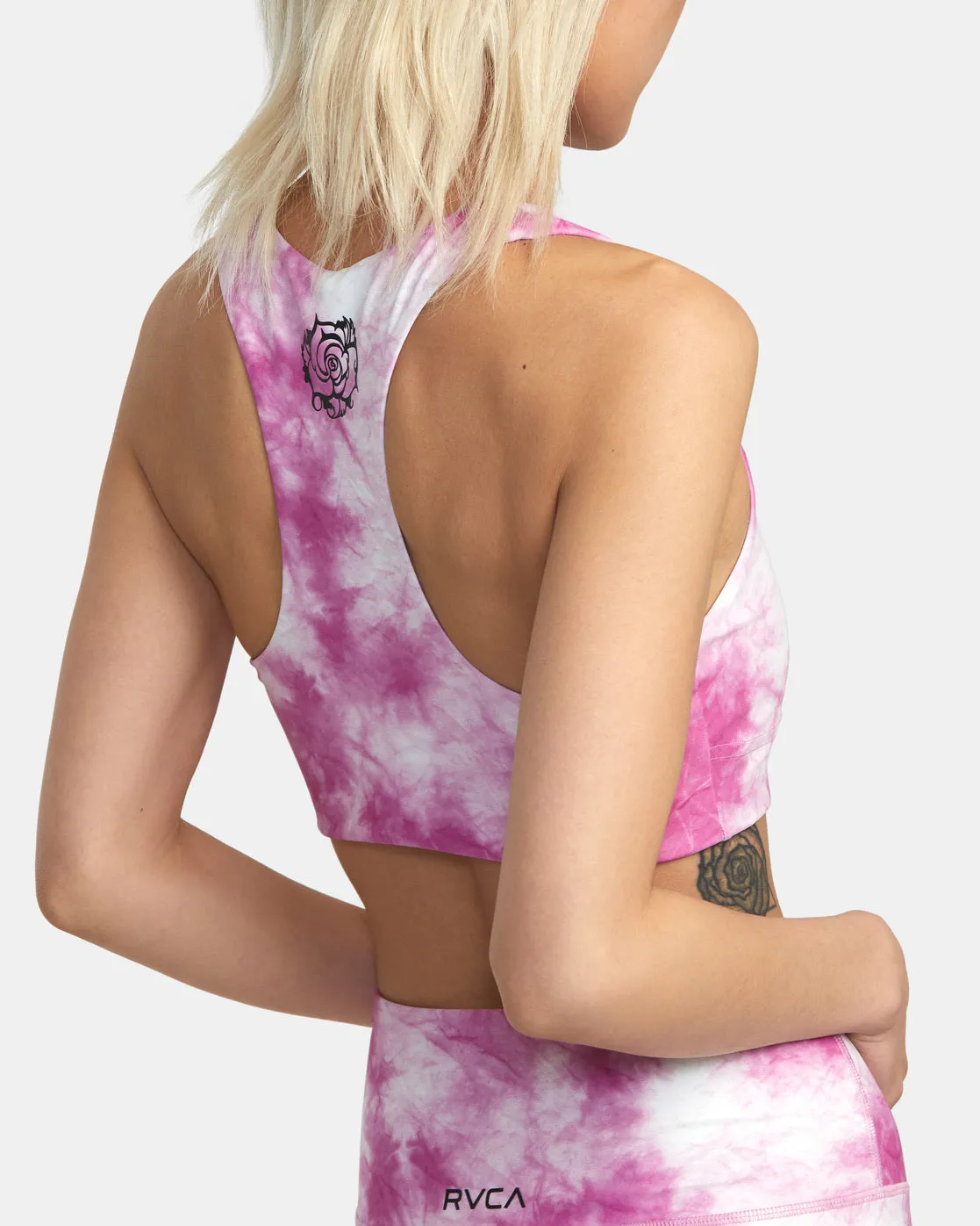 Thug Rose Essential Sports Bra - Rose Pink