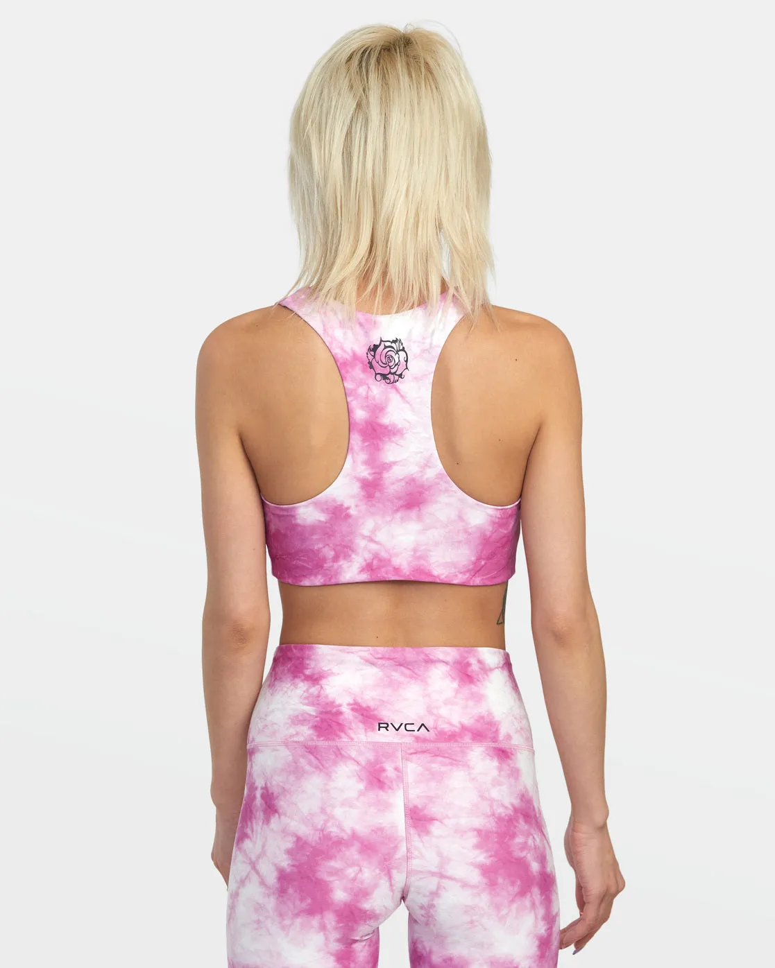 Thug Rose Essential Sports Bra - Rose Pink