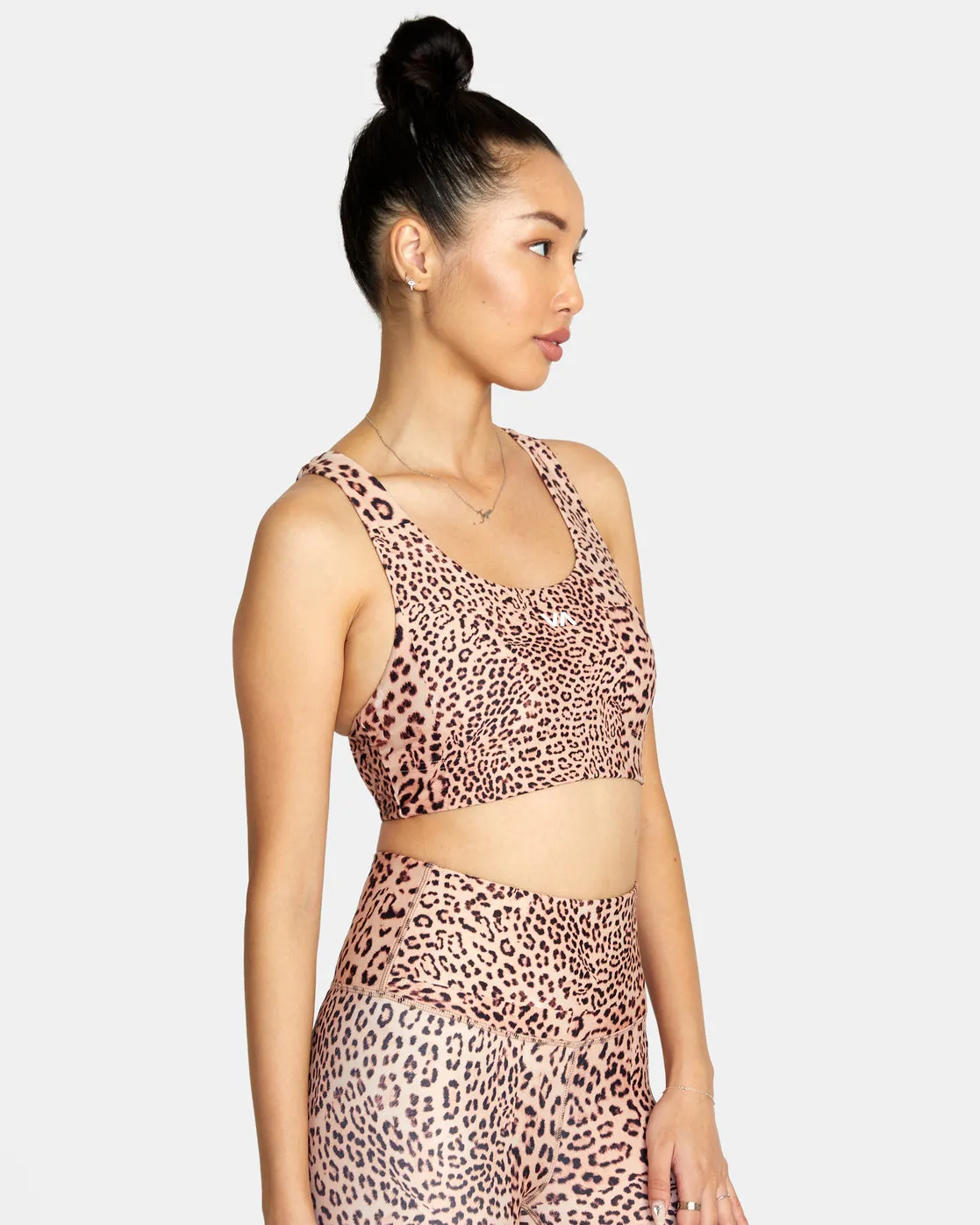 VA Essential Mid Support Sports Bra - Leo Rising