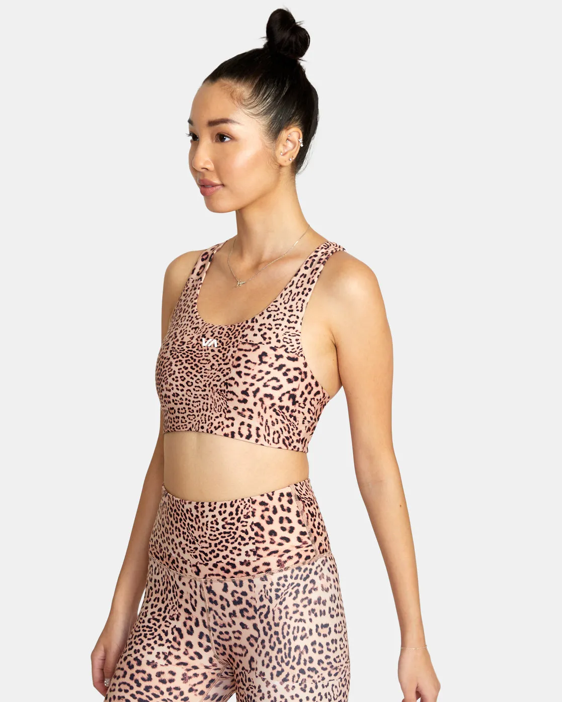 VA Essential Mid Support Sports Bra - Leo Rising