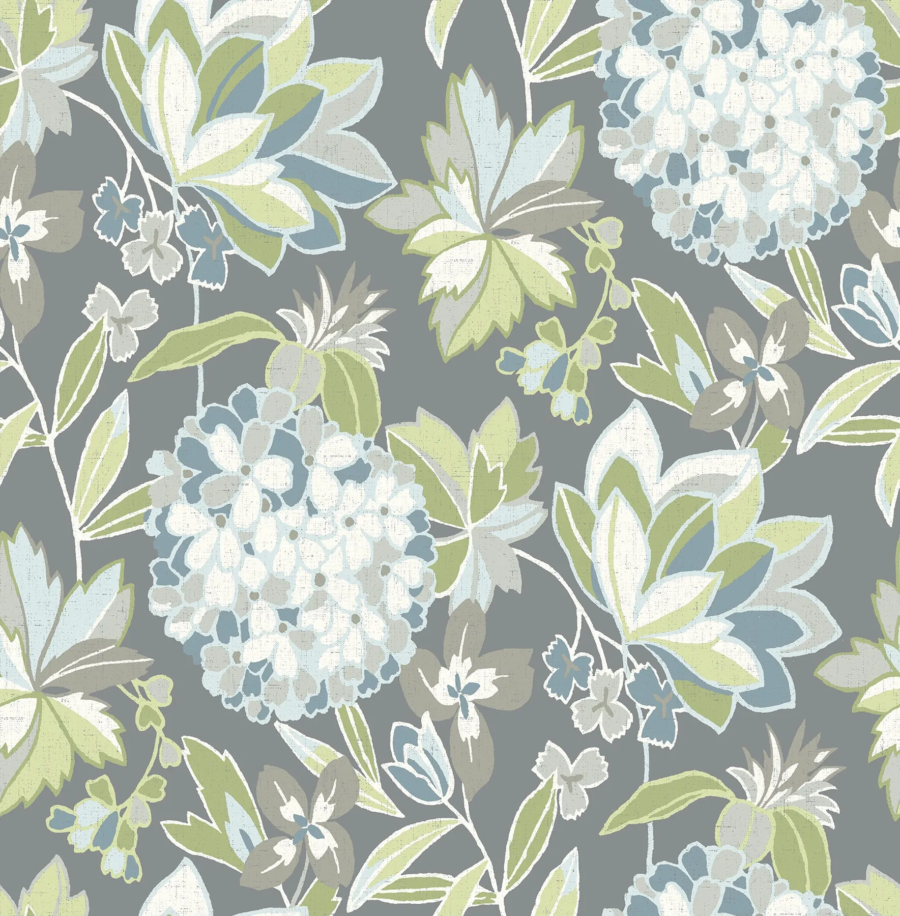 Valdivian Fuchsia Floral Wallpaper